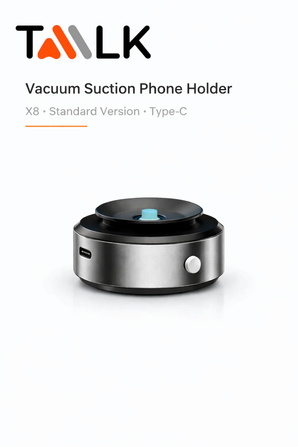 TAALK Vacuum Suction Magnetic Phone Holder (Type-C, Built-in Battery)