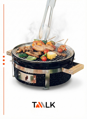 Yakiniku Round Shichirin – Teppanyaki Hibachi Japanese Charcoal Grill