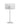 White portable smart TV with stand  on a white background